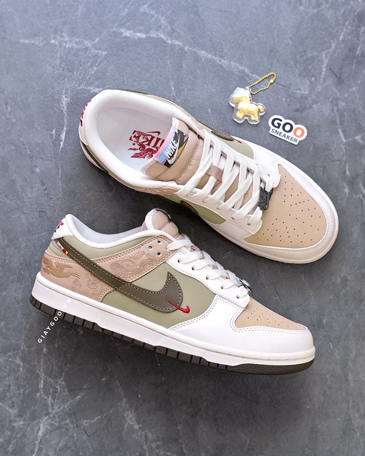 giày Nike Dunk Low CNY Pegasus Neutral Olive IQ1118-220 rep