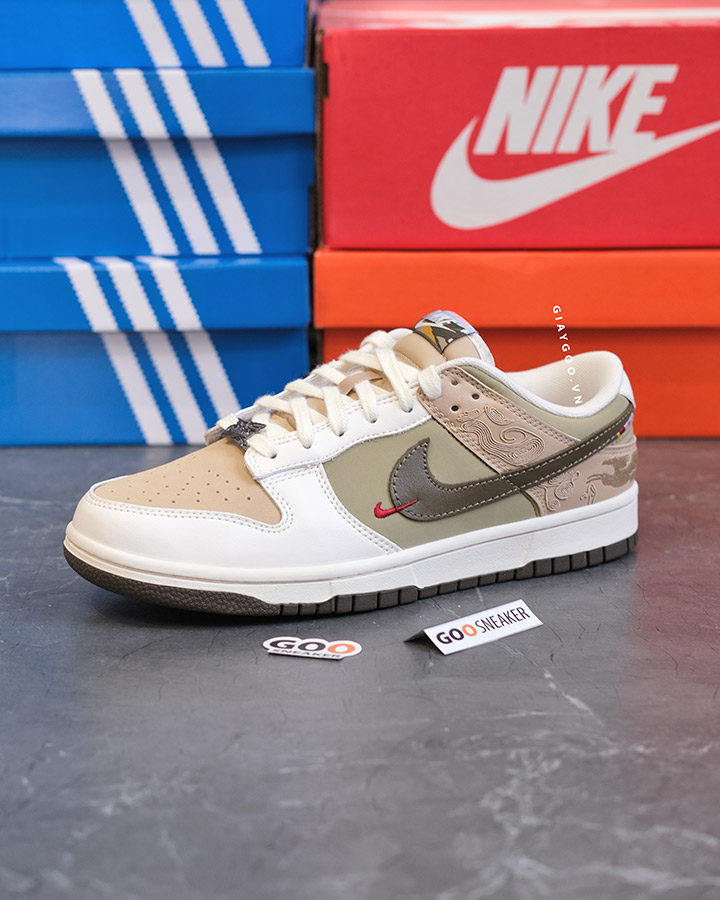 giày Nike Dunk Low CNY Pegasus Neutral Olive IQ1118-220 rep