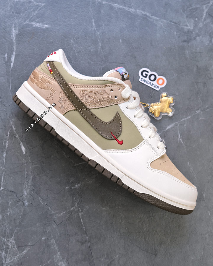 giày Nike Dunk Low CNY Pegasus Neutral Olive IQ1118-220 rep