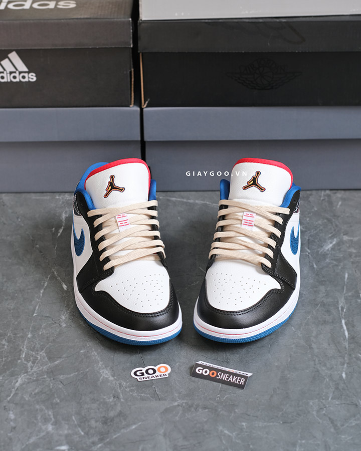 Giày Nike Jordan 1 Low Industrial Blue Sashiko best quality