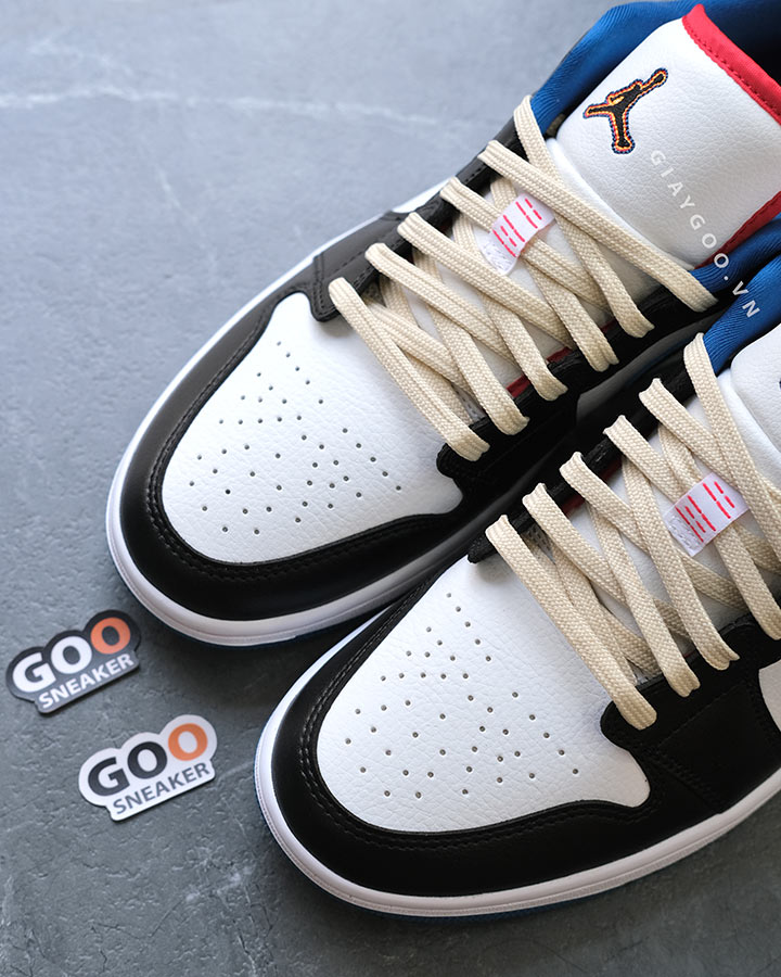 Giày Nike Jordan 1 Low Industrial Blue Sashiko FV3622-141