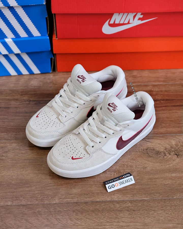 Giày Nike SB Force 58 Light Smoke Burgundy FQ7637-001