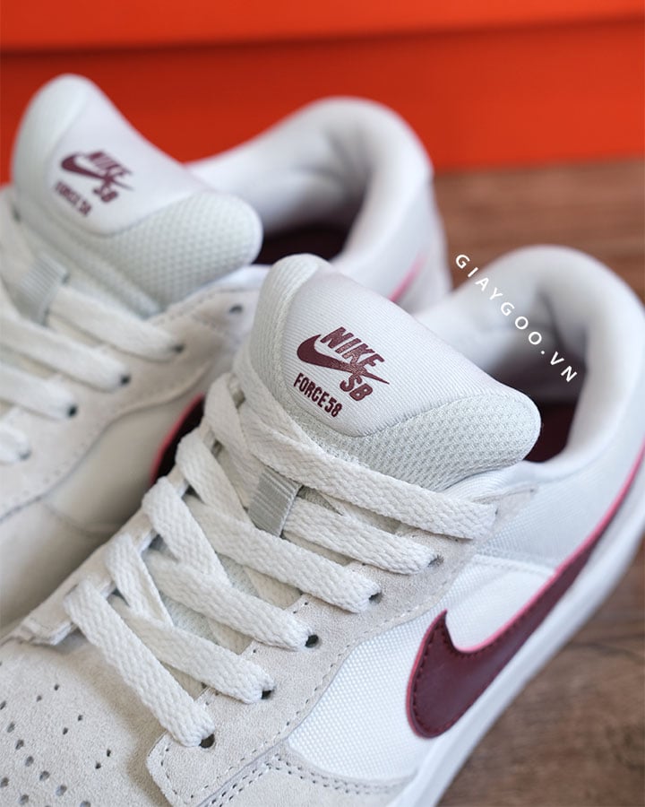 Giày Nike SB Force 58 Light Smoke Burgundy FQ7637-001