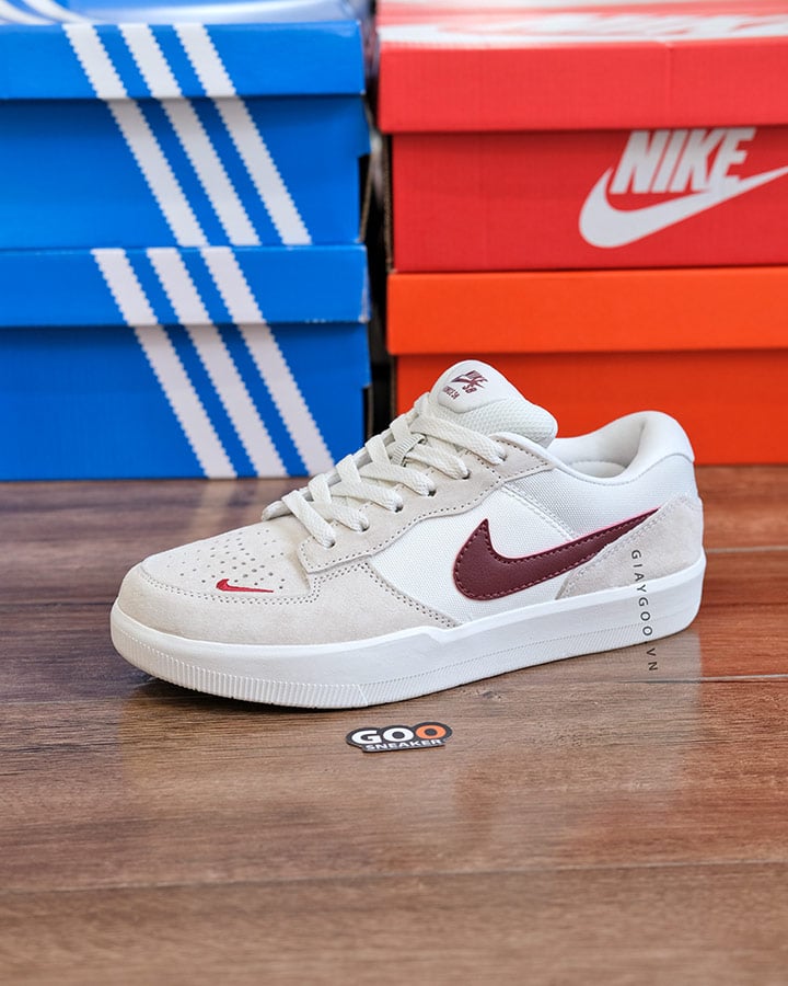Giày Nike SB Force 58 Light Smoke Burgundy FQ7637-001