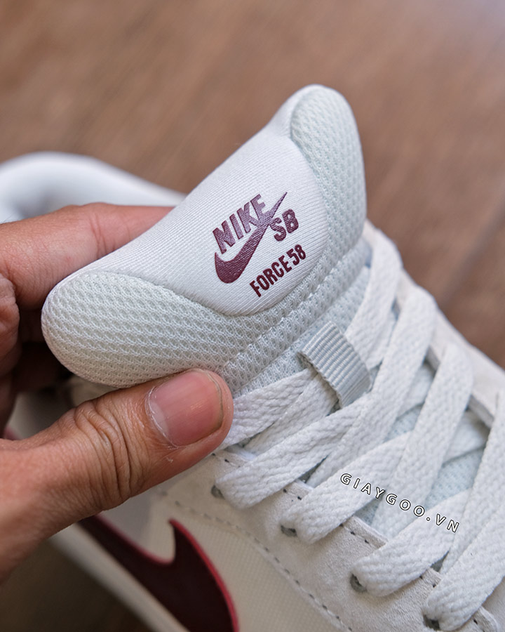 Giày Nike SB Force 58 Light Smoke Burgundy FQ7637-001