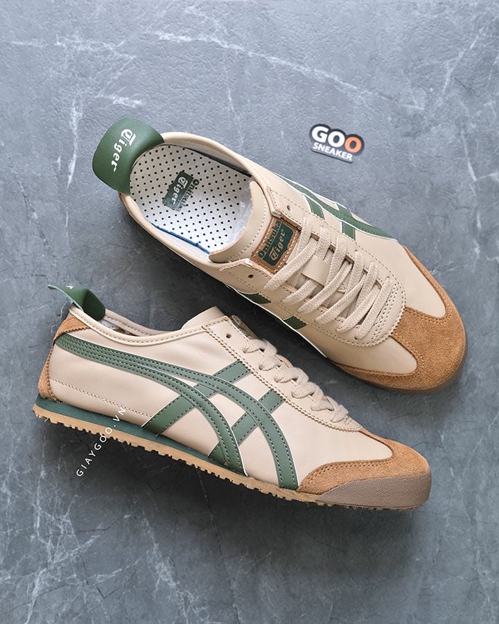 giày Onitsuka Tiger Mexico 66 Beige Green best quality