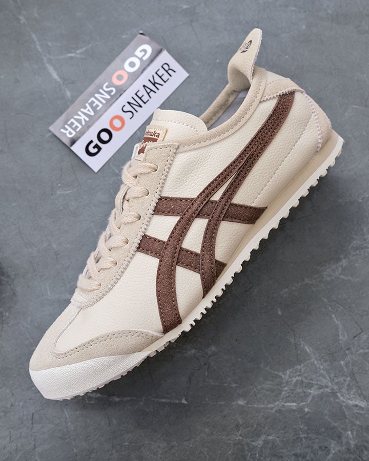 giày Onitsuka Tiger Mexico 66 Vintage Beige Suede Brown rep 11