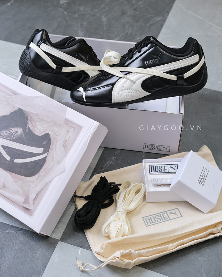 giày Puma Speedcat x Rose Lea Black White 404391 01 best quality