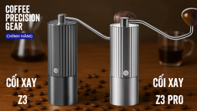 So sánh chi tiết cối xay cầm tay Z3 và Z3 Pro của zeroHero