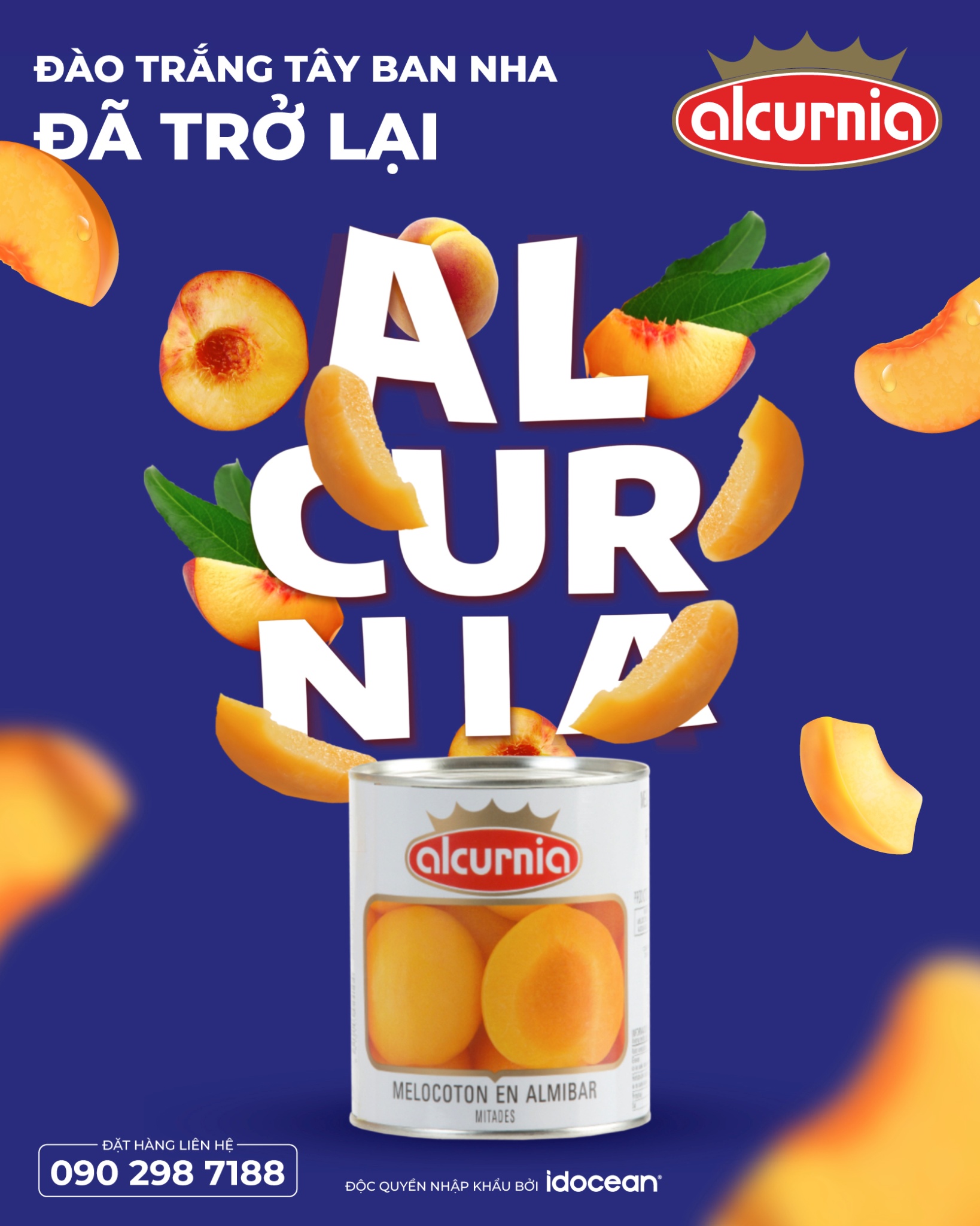 ĐÀO TRẮNG TÂY BAN NHA ALCURNIA CHÍNH THỨC CÓ MẶT TẠI CHi GOURMET STORE