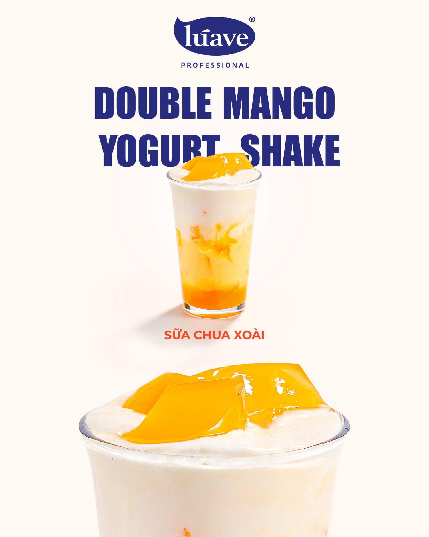 CÔNG THỨC PHA CHẾ SỮA CHUA XOÀI