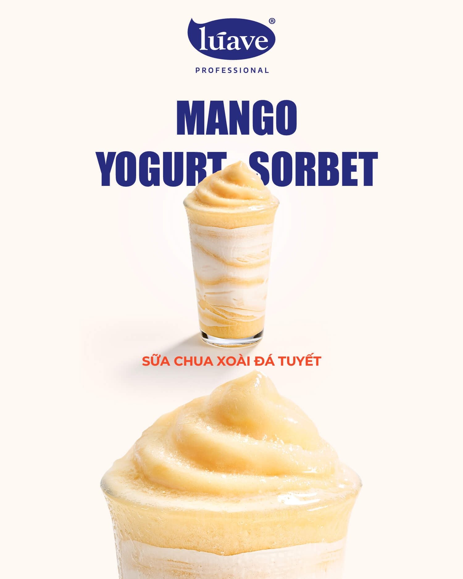 CÔNG THỨC PHA CHẾ SỮA CHUA XOÀI ĐÁ TUYẾT