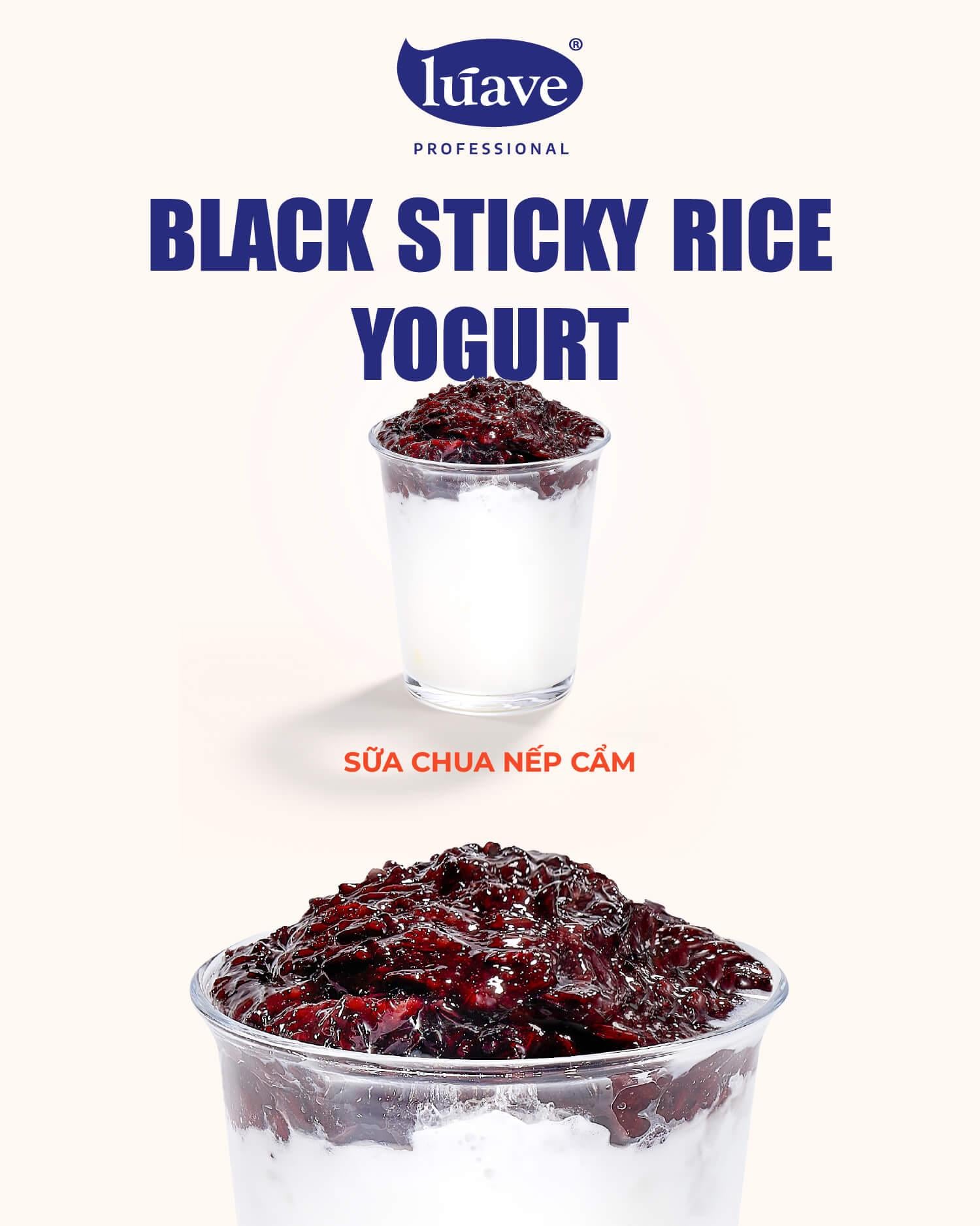 CÔNG THỨC PHA CHẾ SỮA CHUA NẾP CẨM