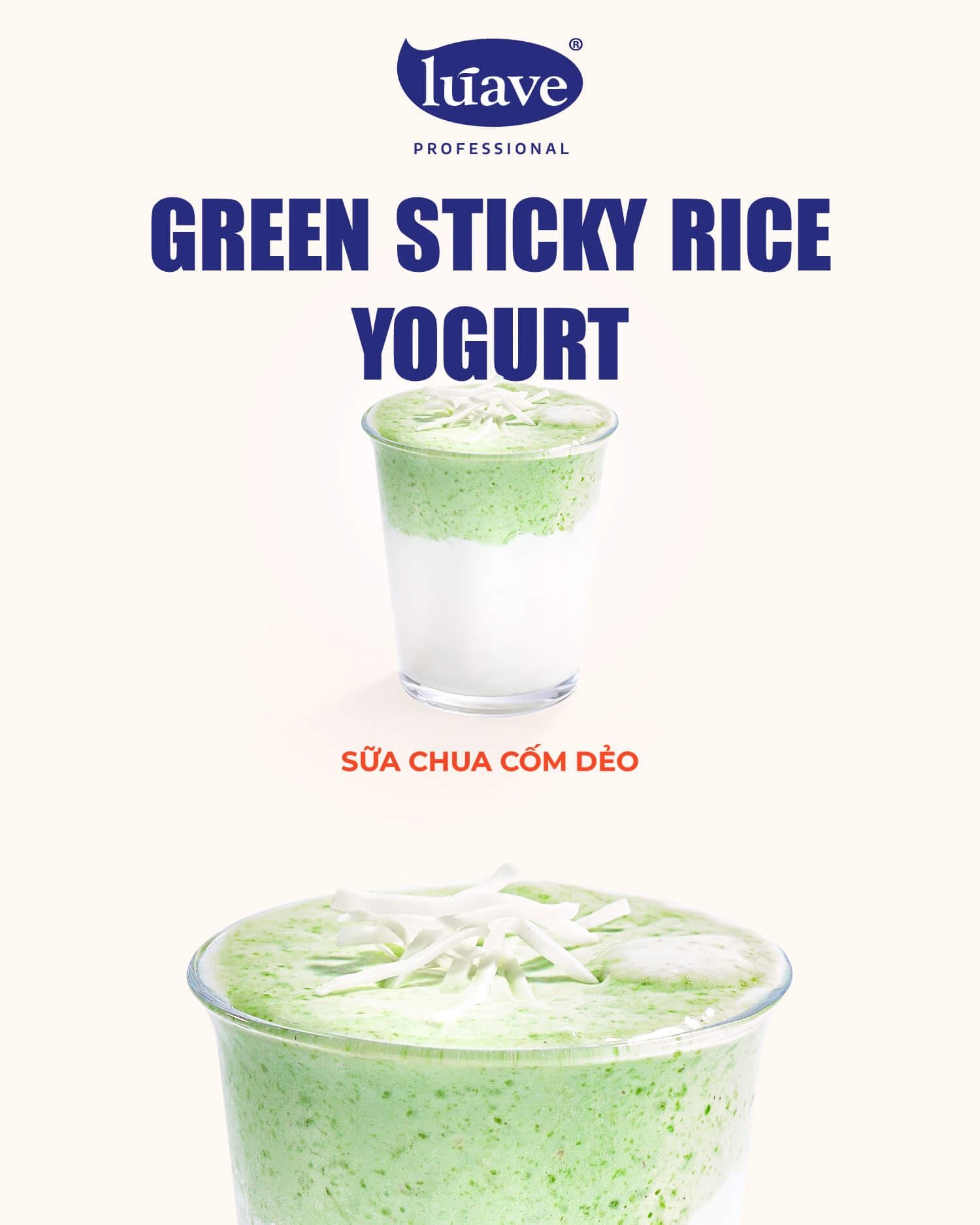 CÔNG THỨC PHA CHẾ SỮA CHUA CỐM DẺO