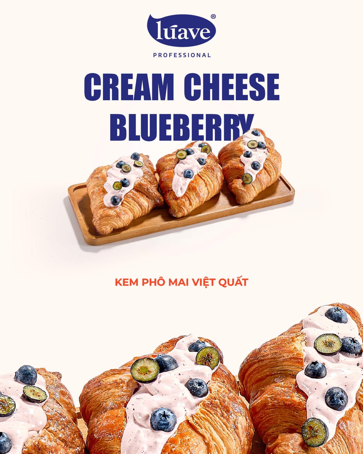 CÔNG THỨC PHA CHẾ KEM PHÔ MAI VIỆT QUẤT