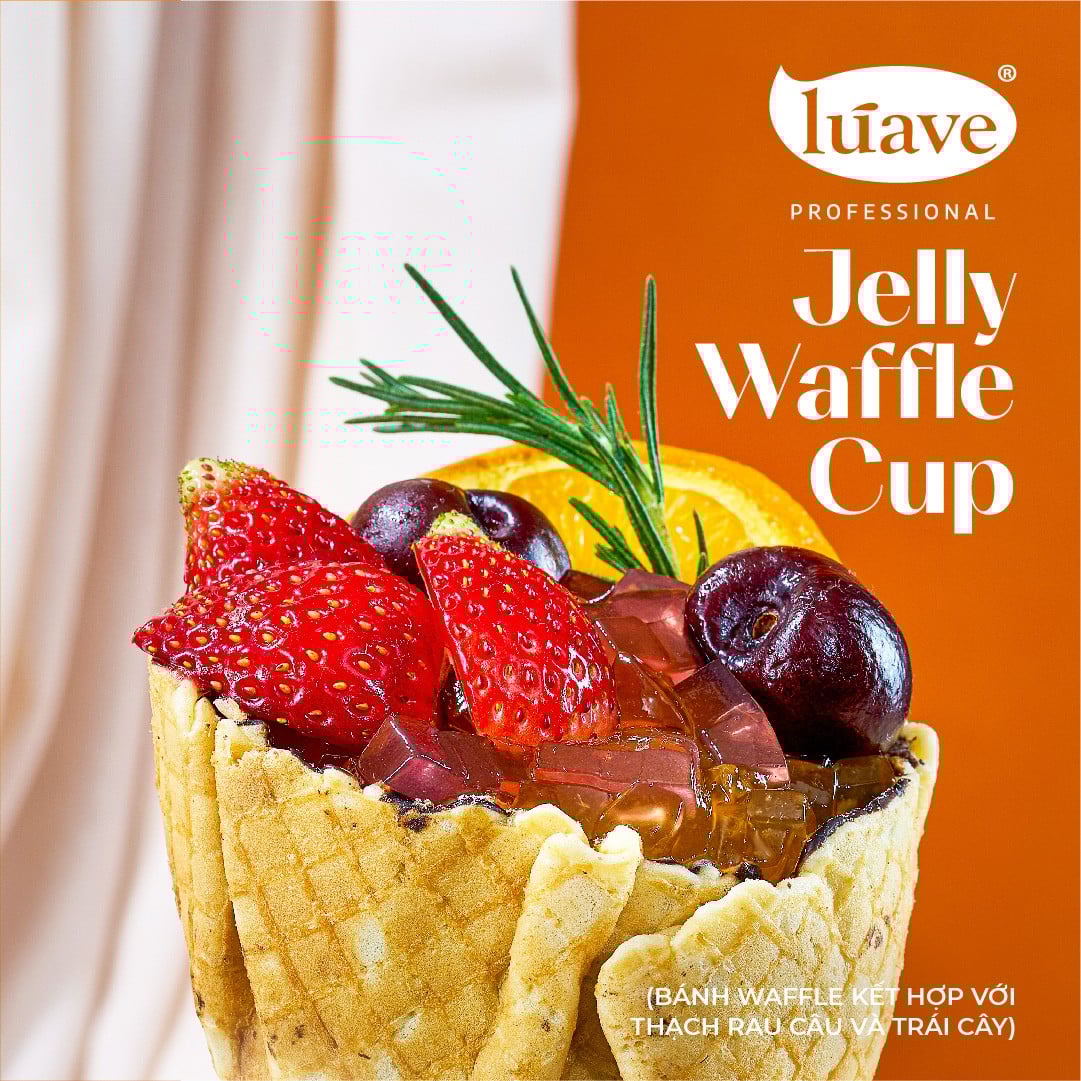 CÔNG THỨC PHA CHẾ JELLY WAFFLE CUP