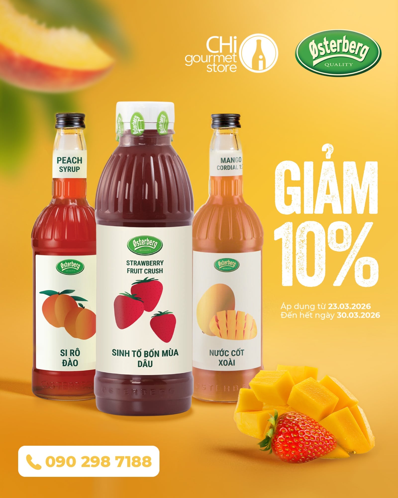 🎉 ƯU ĐÃI THÁNG 3 - KHUYẾN MÃI OSTERBERG GIẢM NGAY 10% 🎉