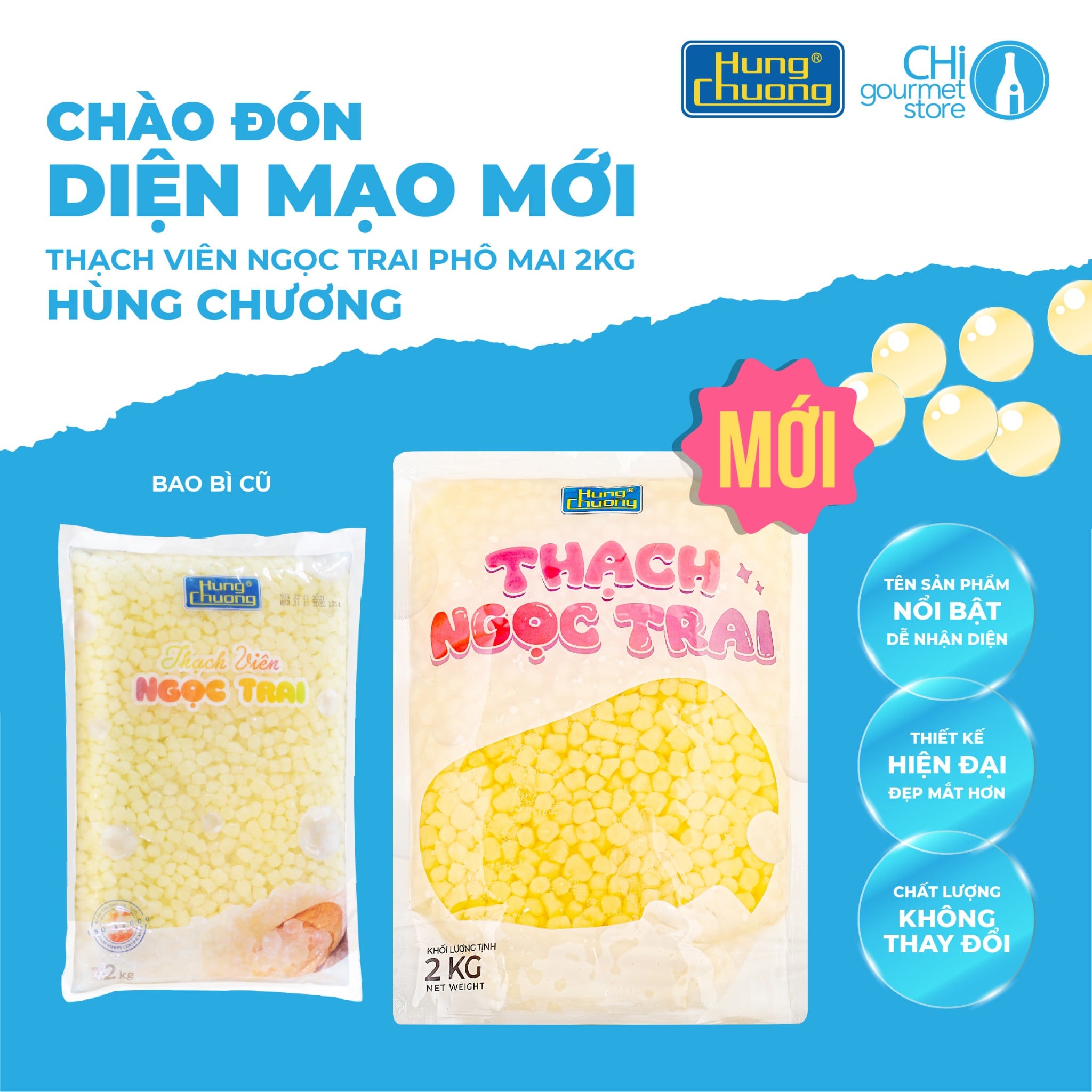 ✨ THẠCH VIÊN NGỌC TRAI PHÔ MAI HÙNG CHƯƠNG CHÍNH THỨC CẬP NHẬT BAO BÌ MỚI
