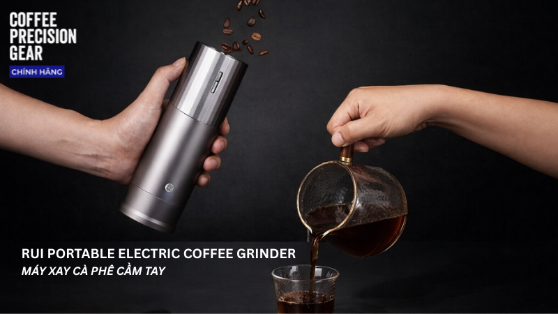 Chi tiết về máy xay cà phê cầm tay RUI của zeroHero