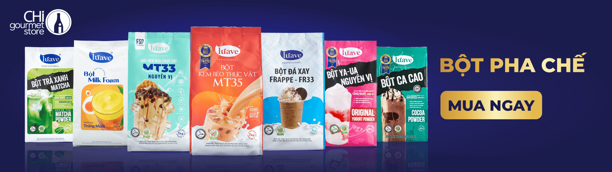 Bột pha chế || Nguyên liệu pha chế trà sữa, đá xay, sinh tố