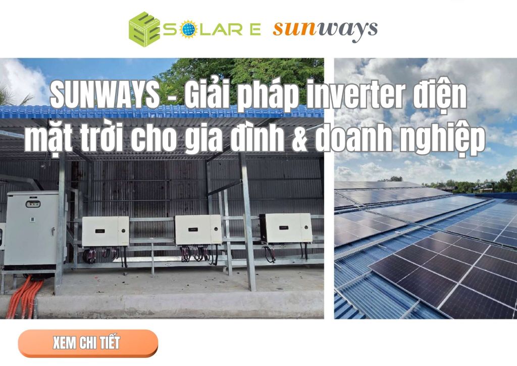 Sunways – Giải pháp inverter điện mặt trời chất lượng cao