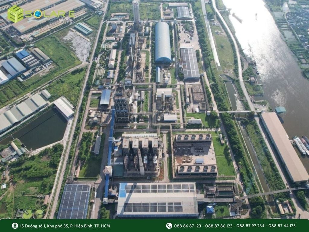 Điện mặt trời mái nhà tự sản xuất tự tiêu thụ cho doanh nghiệp