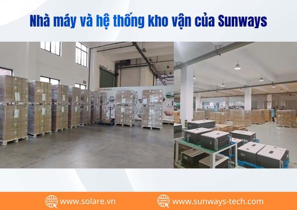 Nhà máy và hệ thống kho vận của Sunways