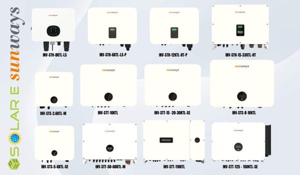 Các dòng inverter Sunways do Solar E phân phối