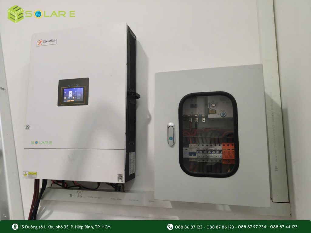 Tủ điện bảo vệ AC DC và chống sét lan truyền hệ Hybrid