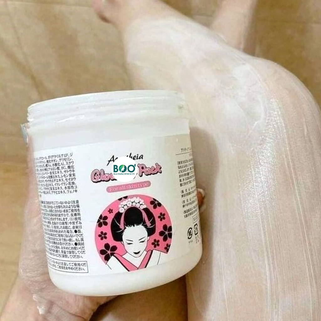 Hiệu quả sử dụng vượt trội của Apatheia Glowing Pack 500g kem ủ trắng da Nhật Bản