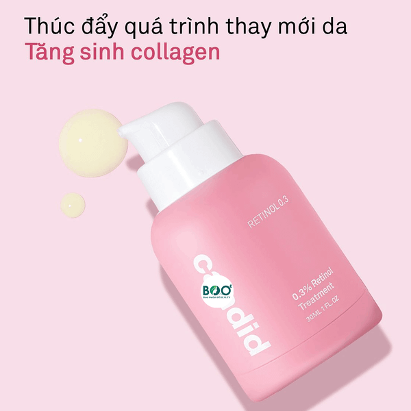Tổng quan Tinh chất Candid 0.3% Retinol Treatment 30ml chính hãng từ Hàn Quốc