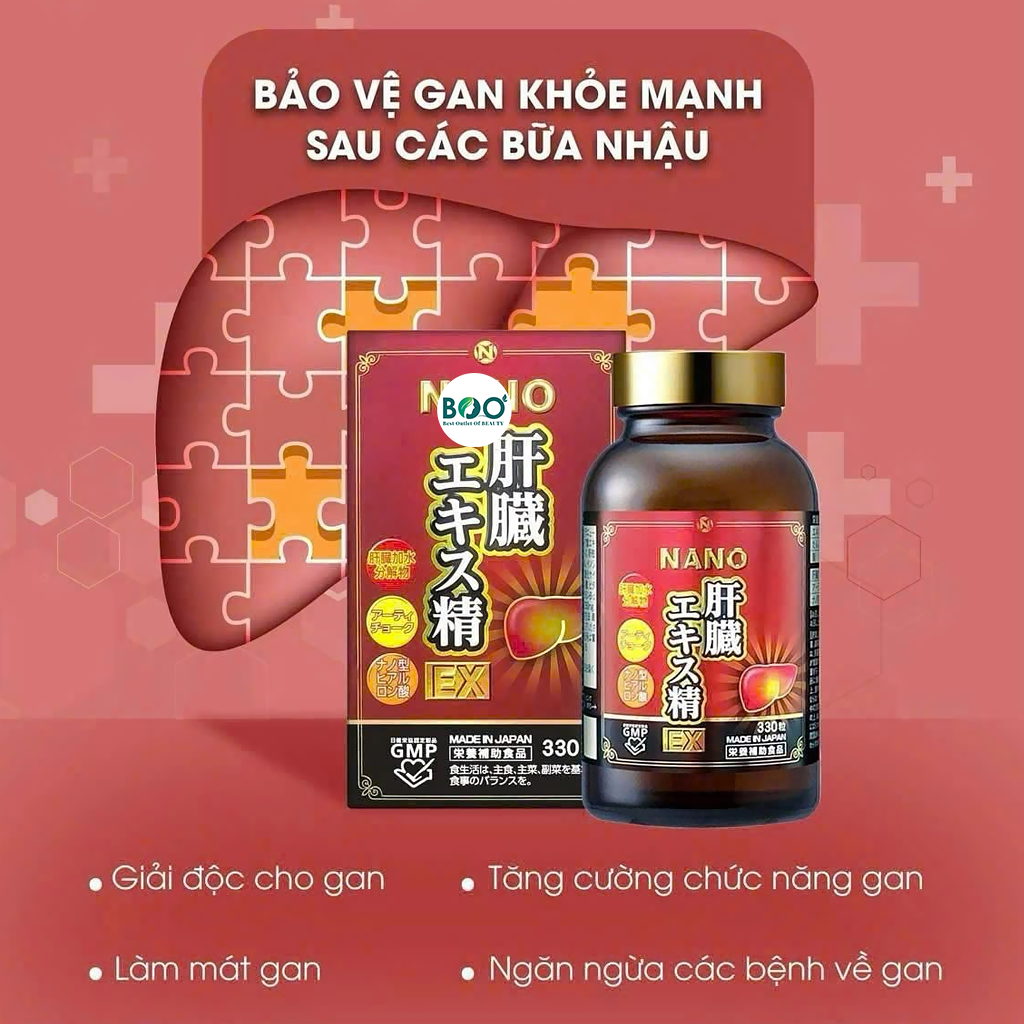 Công dụng hỗ trợ chăm sóc chức năng gan Liver Hydrolyzate EX