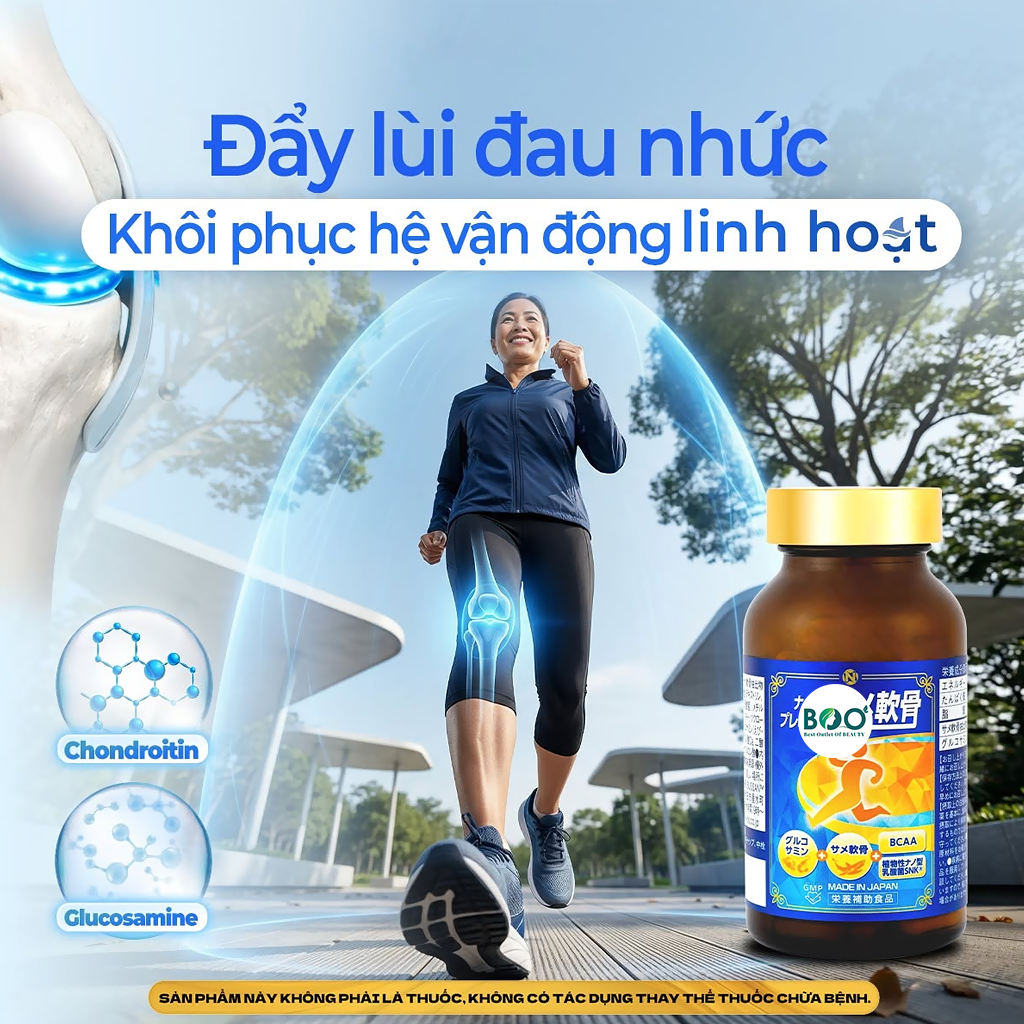 Công dụng hỗ trợ chăm sóc hệ xương khớp