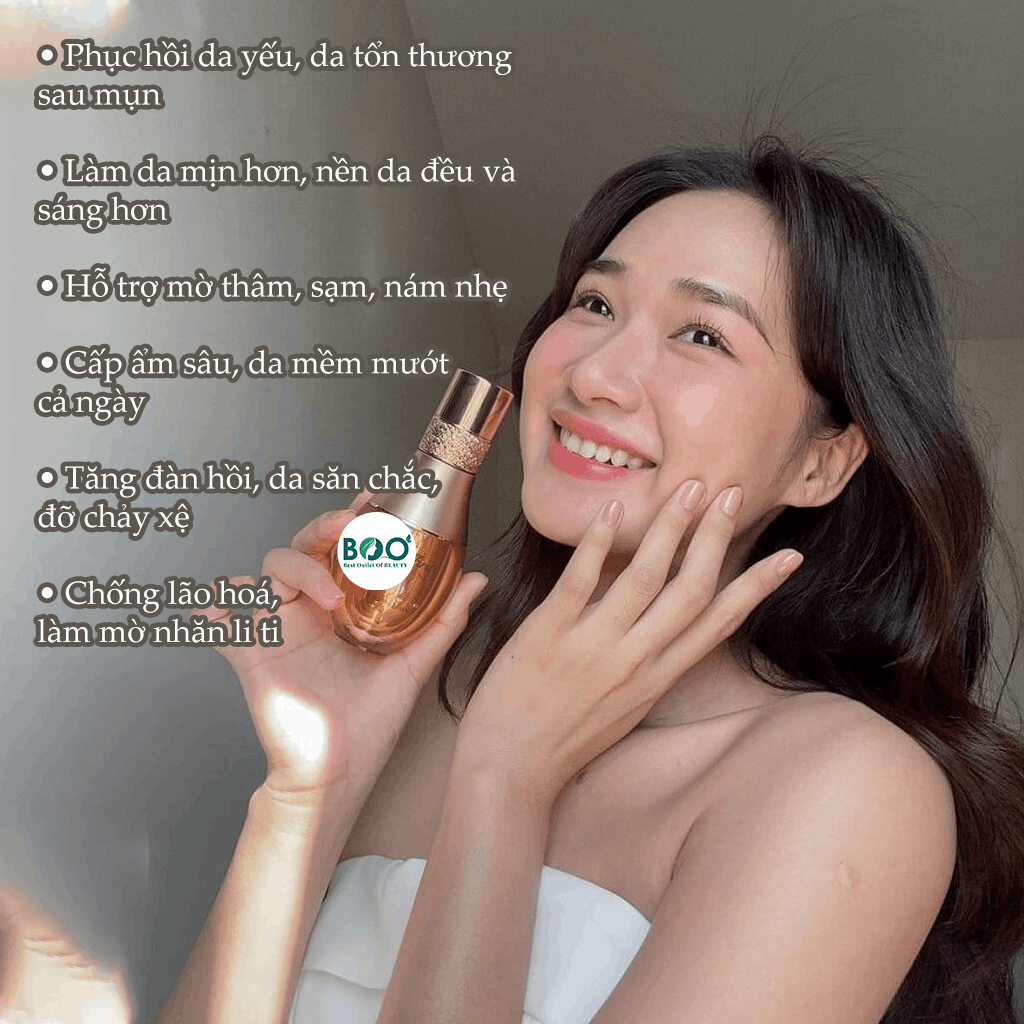 Công dụng từ Tinh chất vàng O HUI Sym-Micro