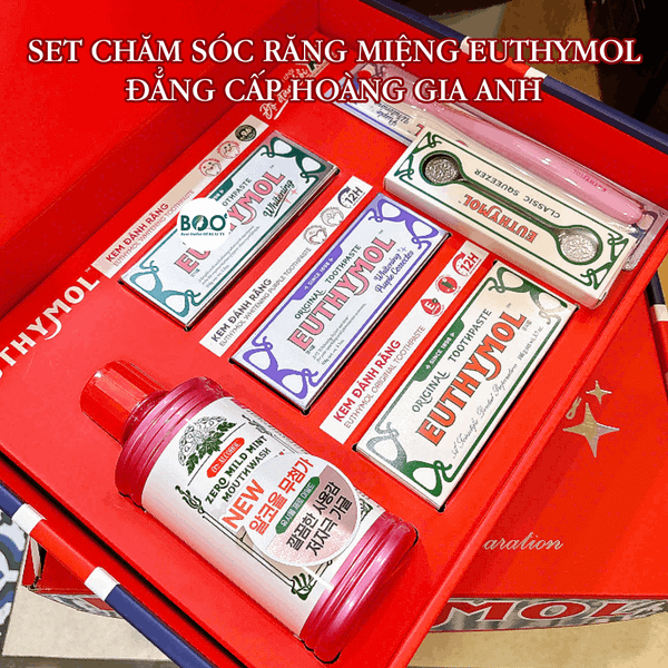 Đối tượng sử dụng Set Kem Đánh Răng Trắng Sáng Euthymol