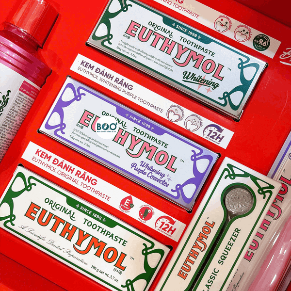 Mua Set Kem Đánh Răng Trắng Sáng Euthymol chính hãng tại chotinhcuaboo