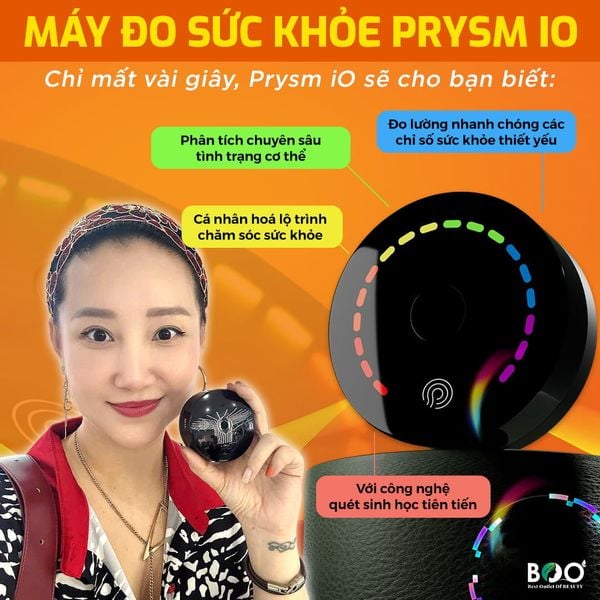Mua Máy Kiểm Soát Chỉ Số Chống Oxy Hóa Tại Nhà Prysm iO chính hãng tại Chotinhcuaboo