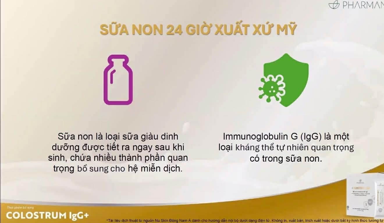 Sữa non 24 giờ xuất xứ Mỹ