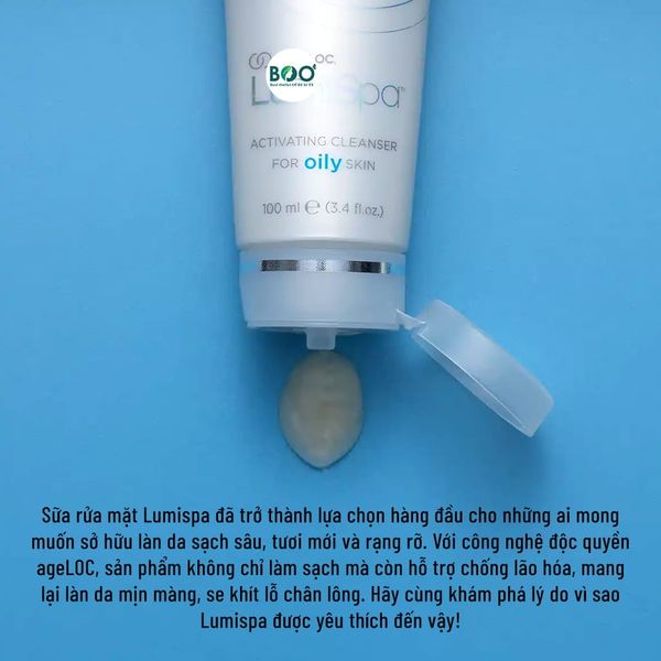 Sữa rửa mặt ageLOC LumiSpa Activating Cleanser dành cho da dầu