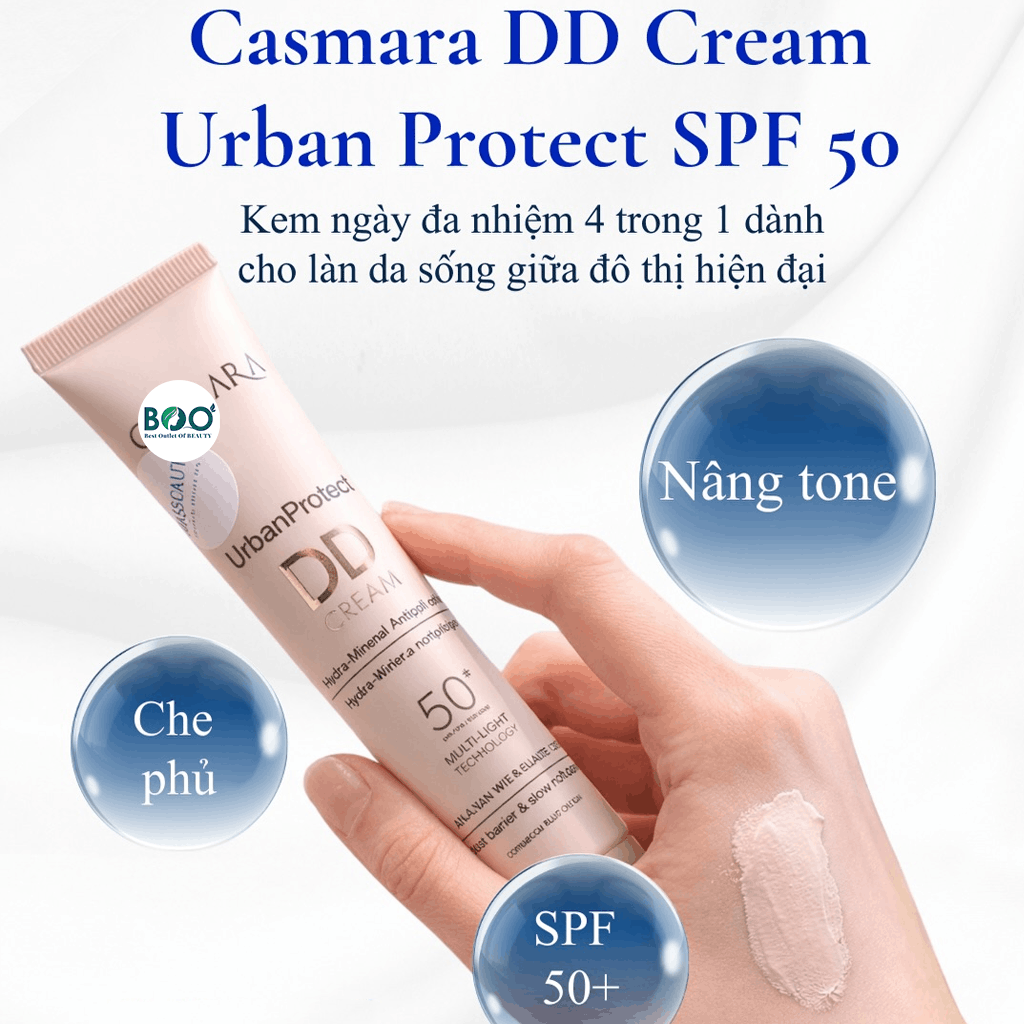 Tổng quan CASMARA Urban Protect DD Cream SPF50 kem dưỡng da đa năng