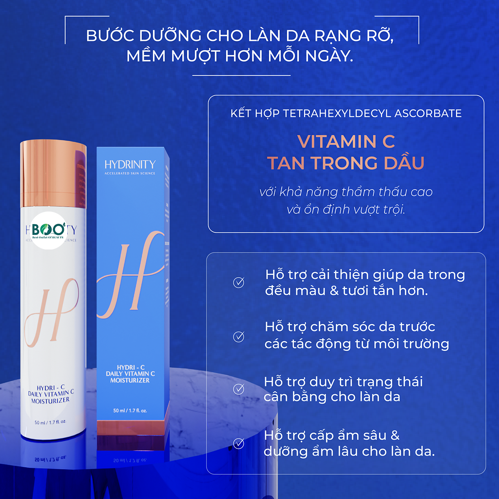 Tổng quan kem dưỡng Hydrinity Hydri-C Vitamin C
