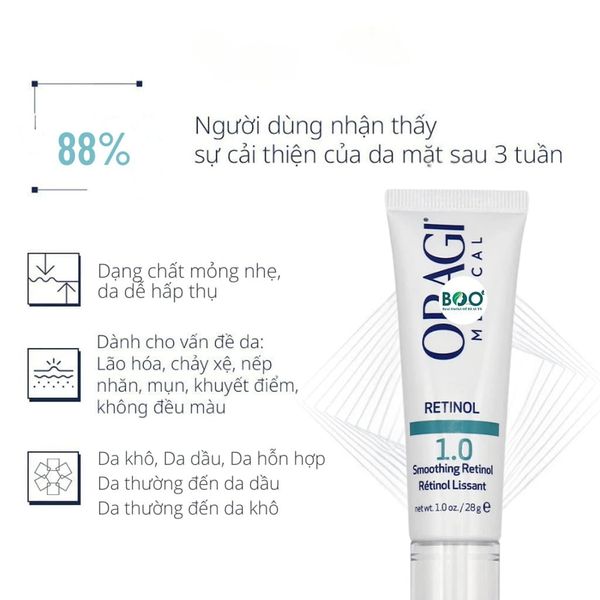 Tổng quan thông tin kem Obagi Medical Retinol