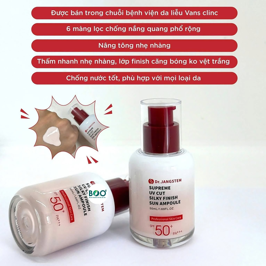 Tổng quan tinh chất chống nắng Dr.JANGSTEM Sun Ampoule