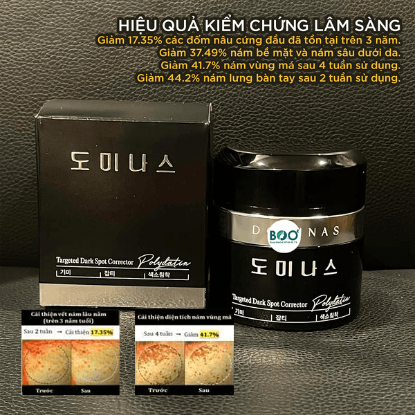 Tổng quan về tinh chất Dominas Targeted Dark Spot Corrector Season 5