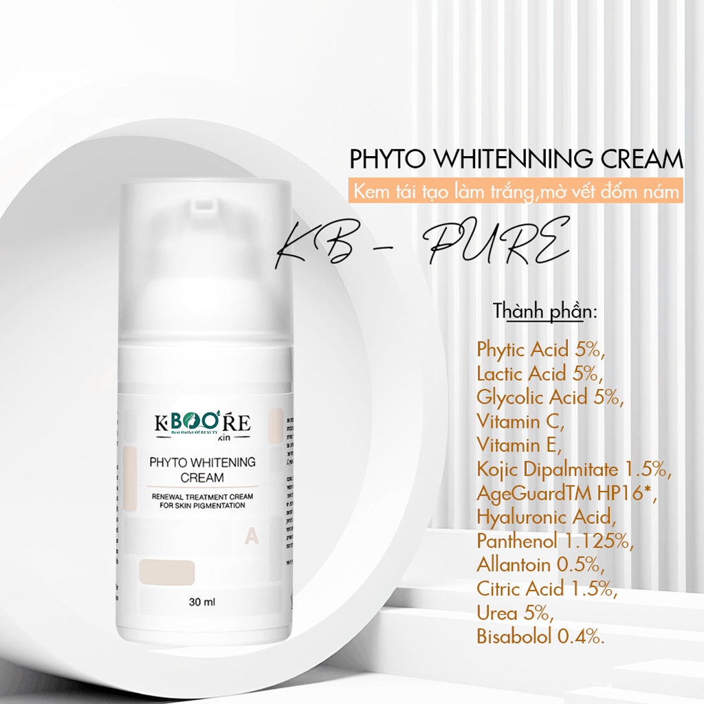 Thành phần tái tạo và mờ nám chuyên sâu KB Pure