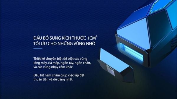 Thiết kế mới, tối ưu cho việt triệt lông