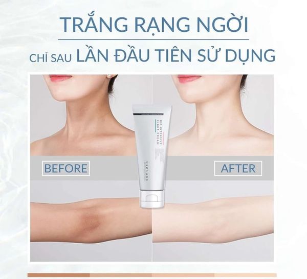 Usolab Bio Intensive Light Cream giúp da body mềm mịn và sáng hơn