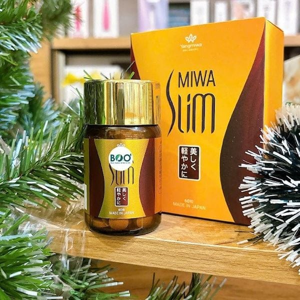 Viên uống MIWA SLIM Nhật Bản thiết kế gọn gàng dễ sử dụng