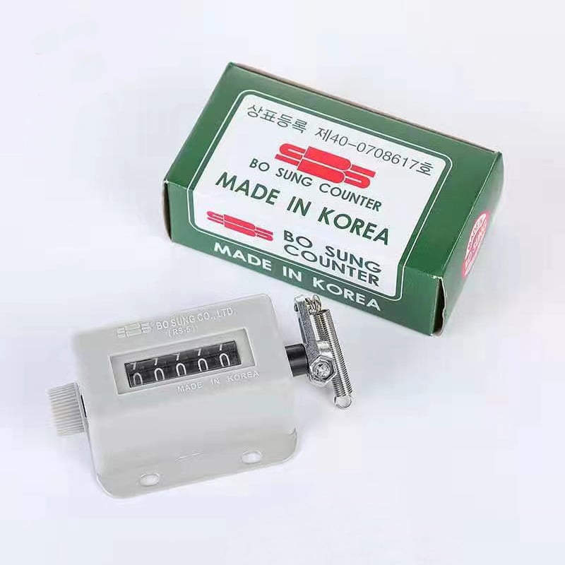 Máy đếm số lượng cơ học để bàn 5 số KOREA