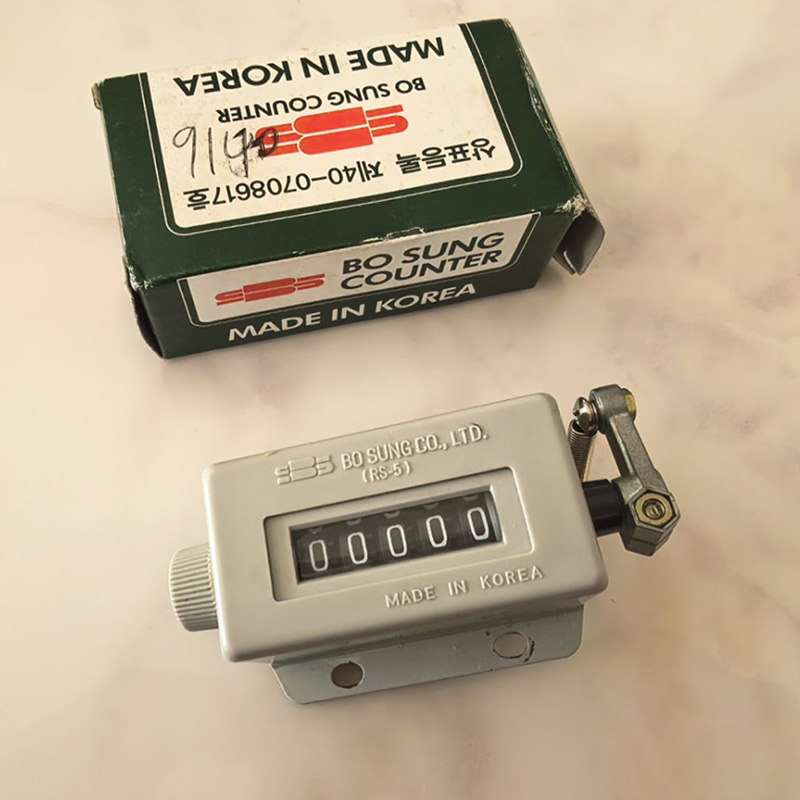 Máy đếm số lượng cơ học để bàn 5 số KOREA